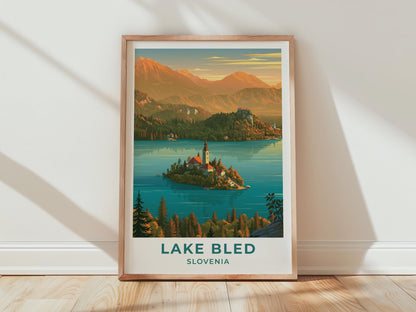 Lake Bled Poster