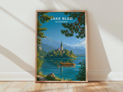 Lake Bled Poster