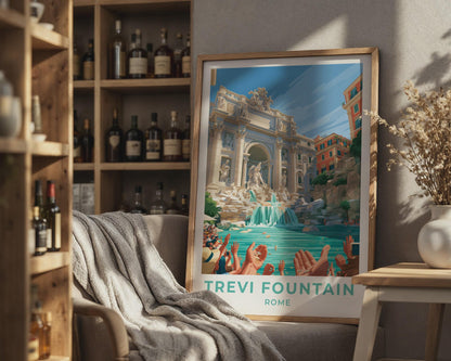 Trevi Fountain Poster