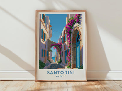 Santorini Poster