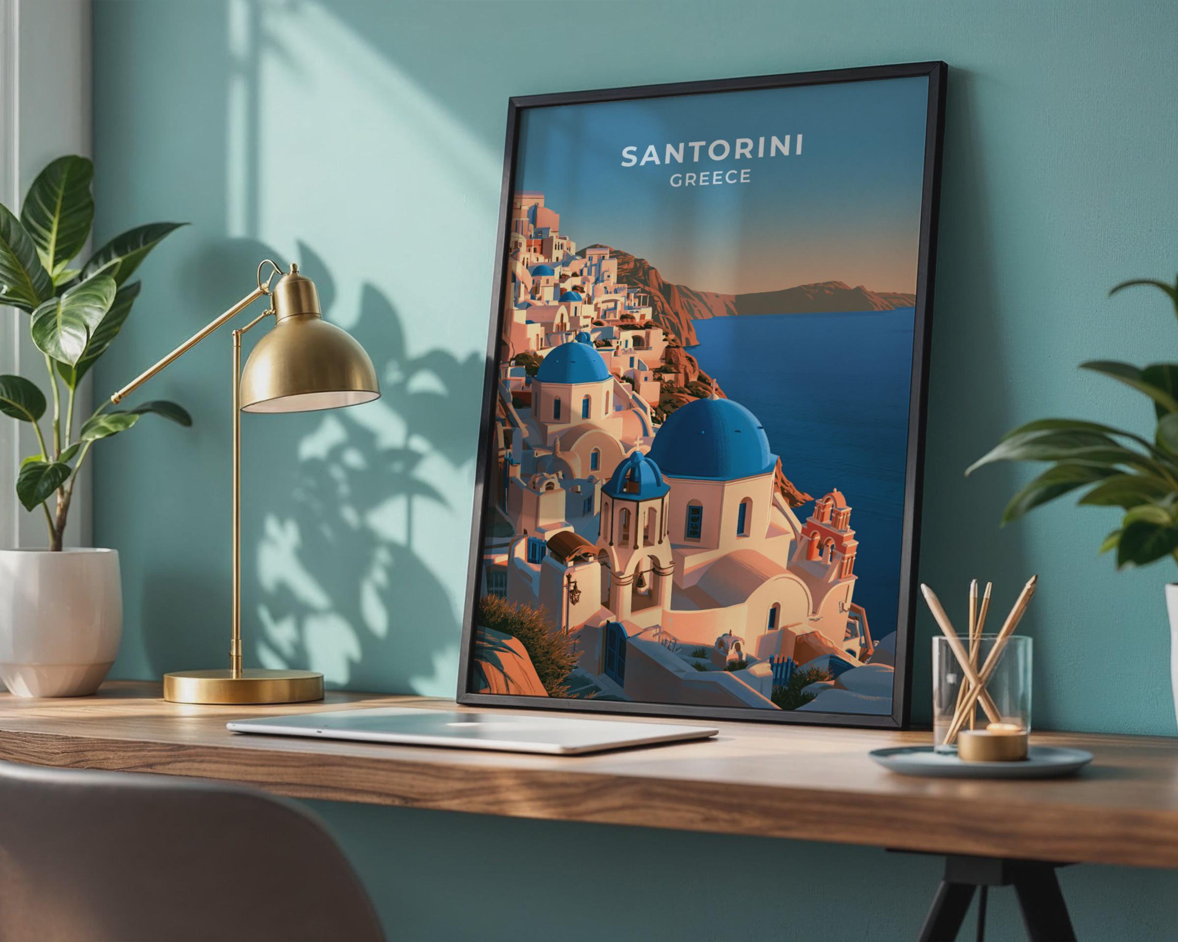 Santorini Poster