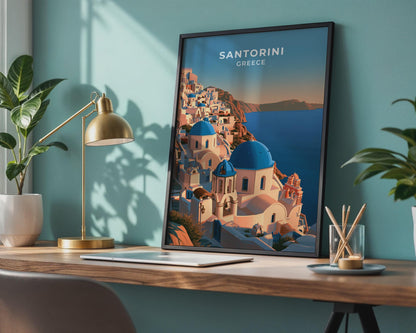 Santorini Poster