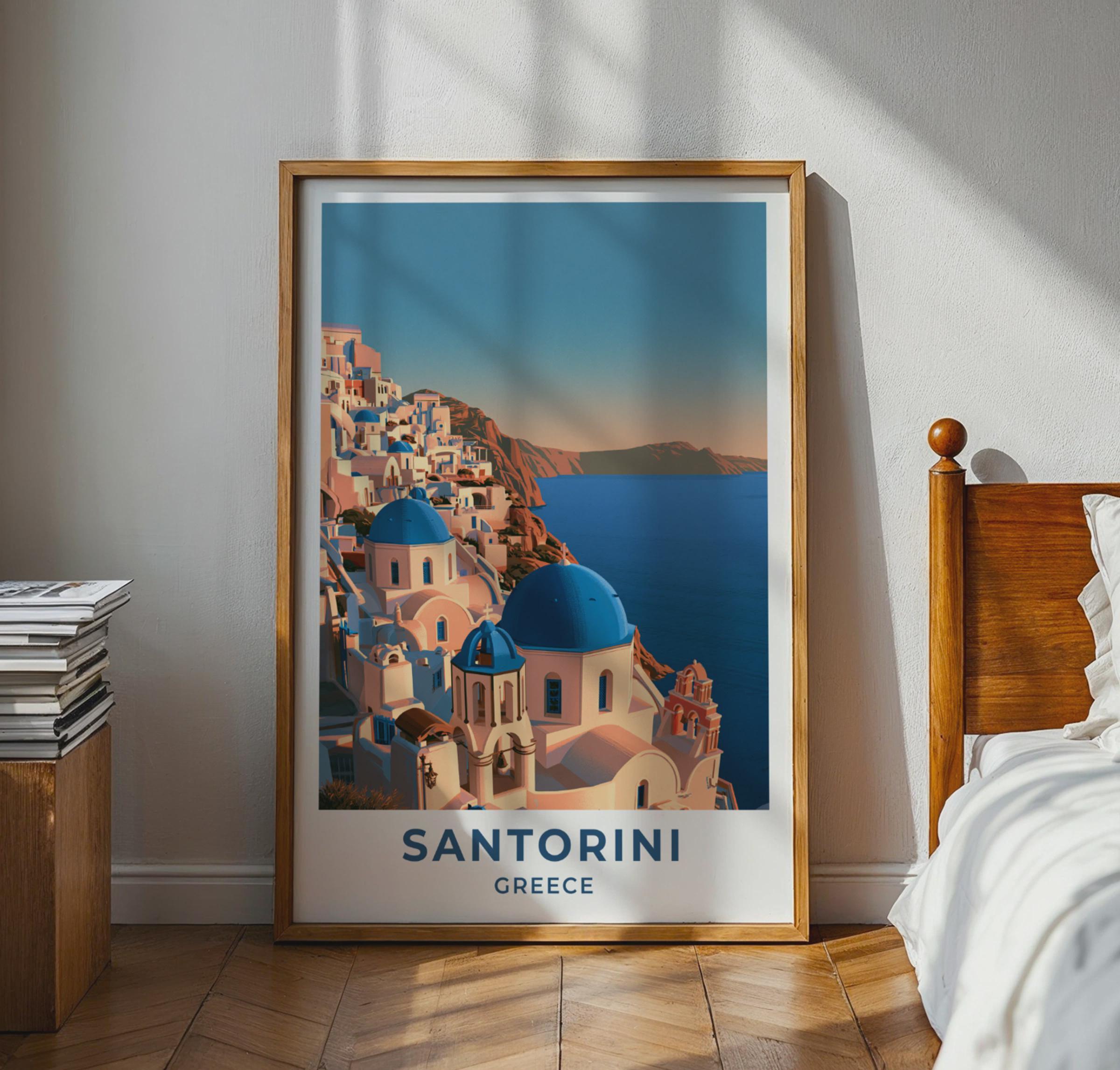Santorini Poster