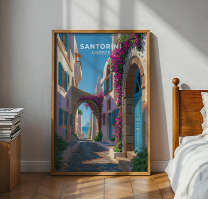 Santorini Poster