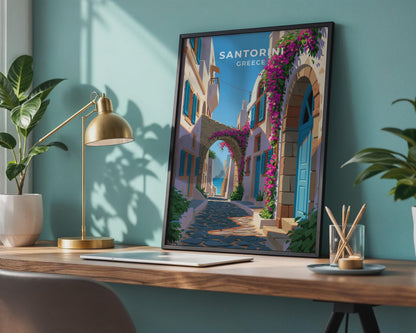 Santorini Poster