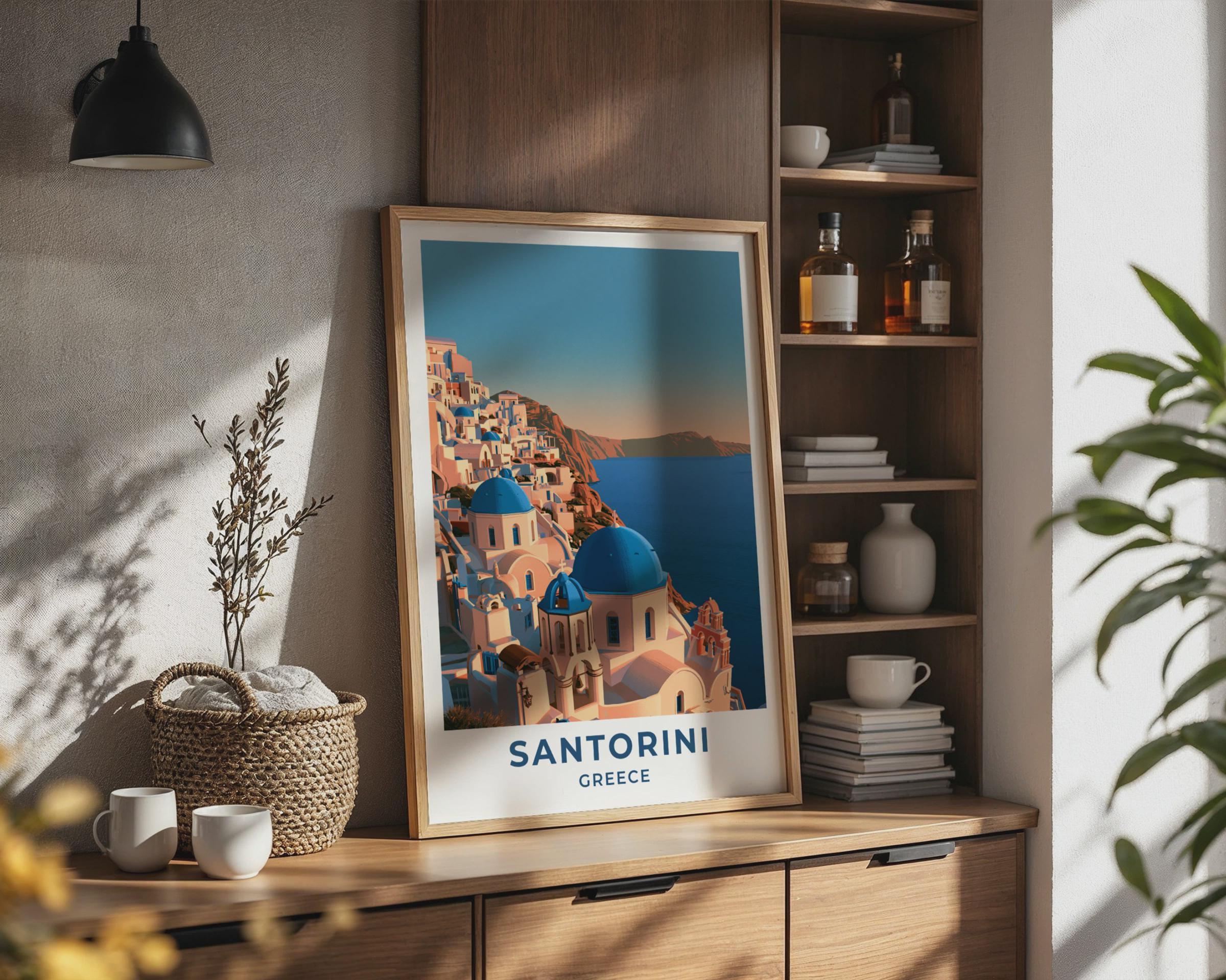 Santorini Poster