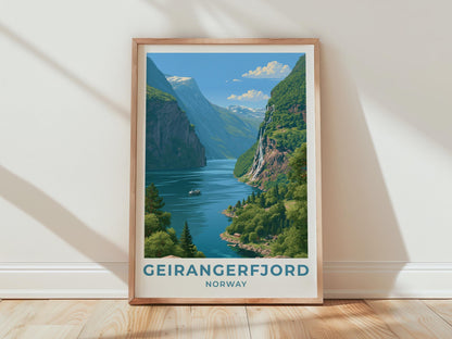 Geirangerfjord Poster