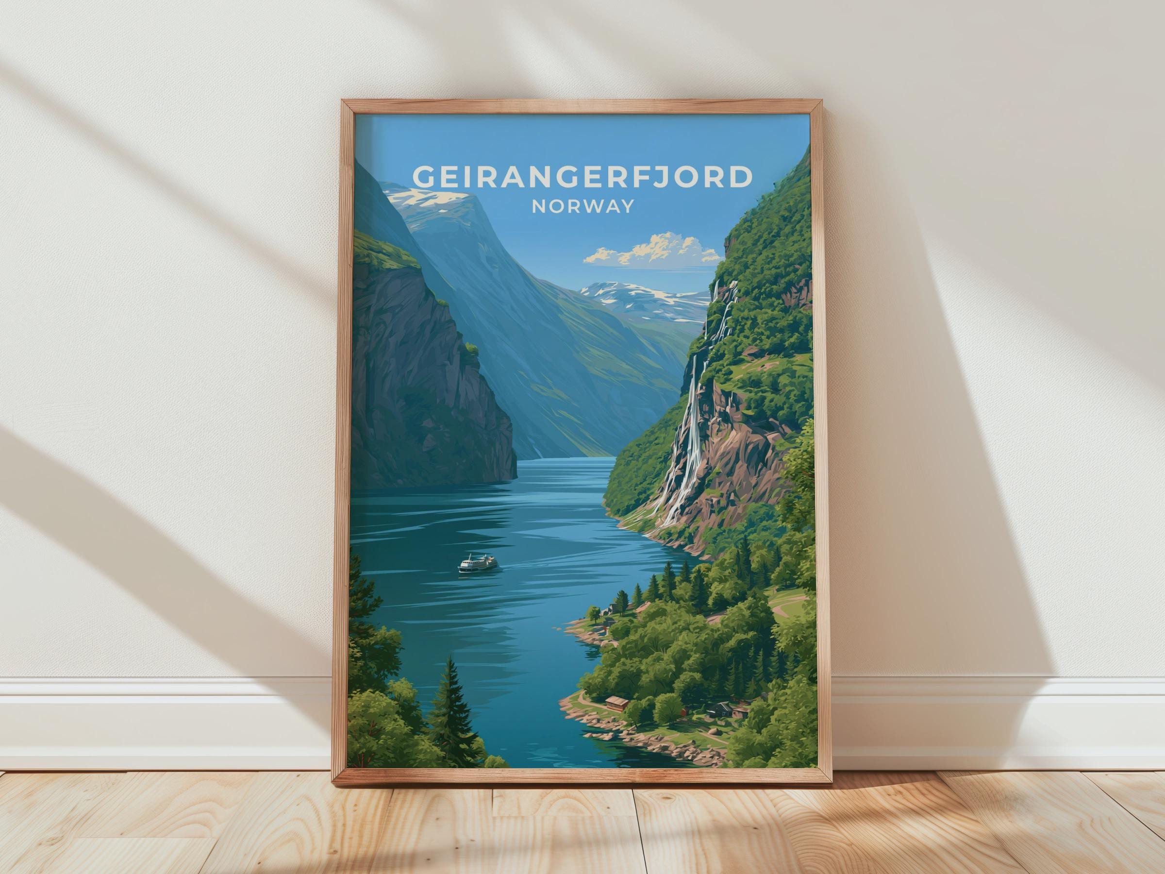 Geirangerfjord Poster