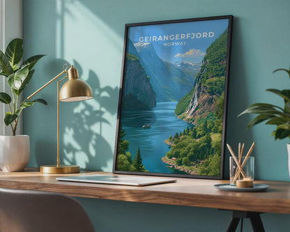 Geirangerfjord Poster