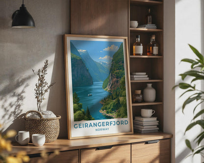 Geirangerfjord Poster