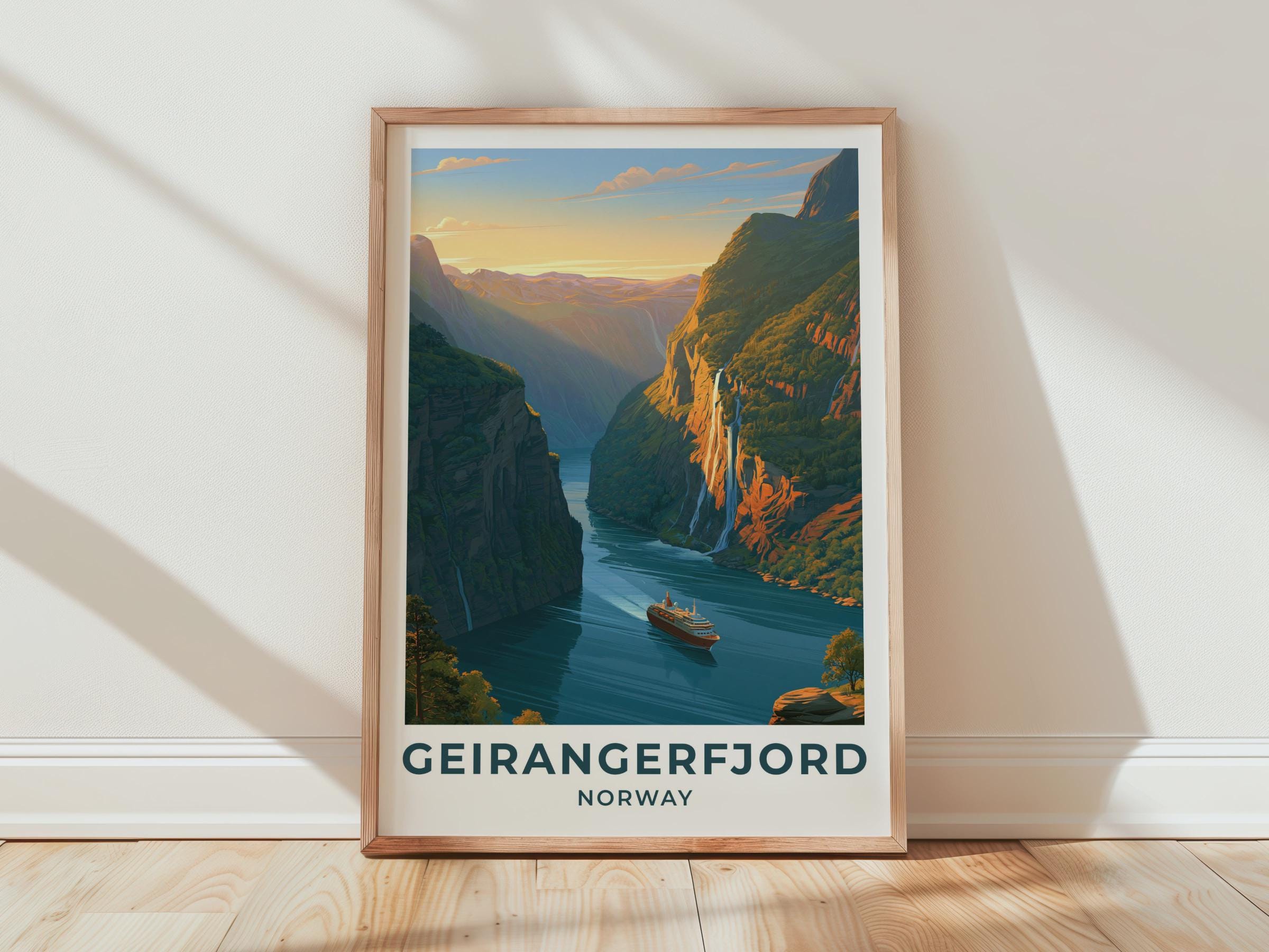 Geirangerfjord Poster