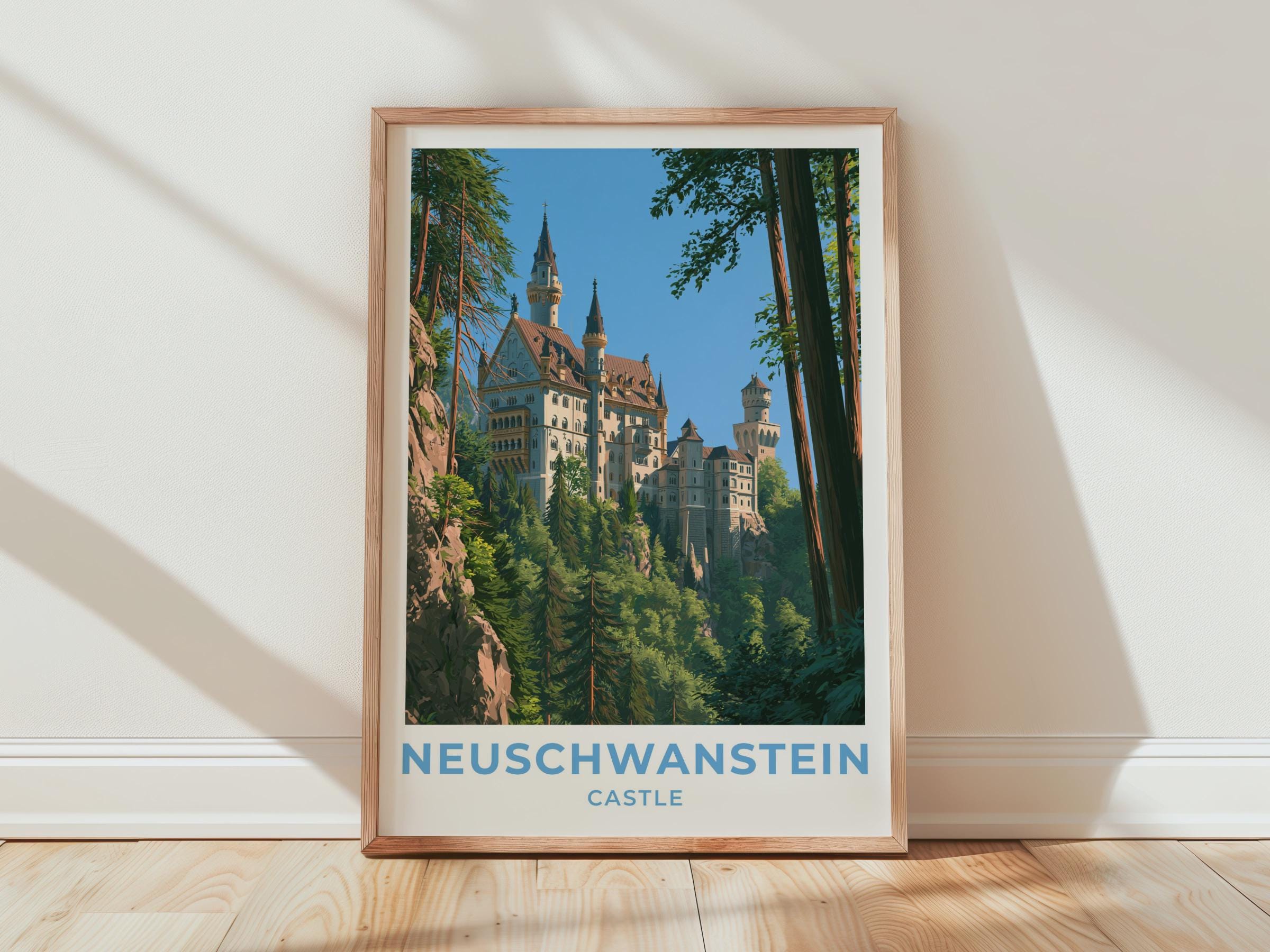 Neuschwanstein Castle Poster