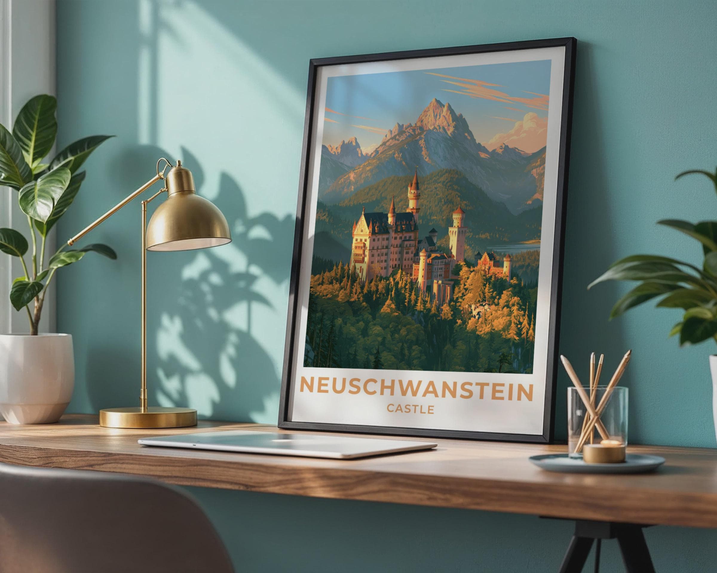 Neuschwanstein Castle Poster