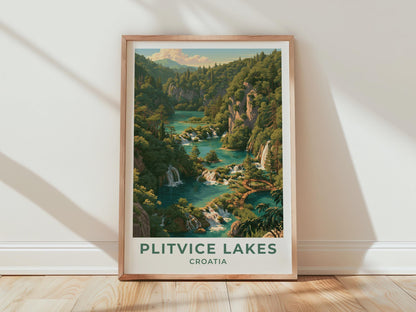 Plitvice Lakes Poster