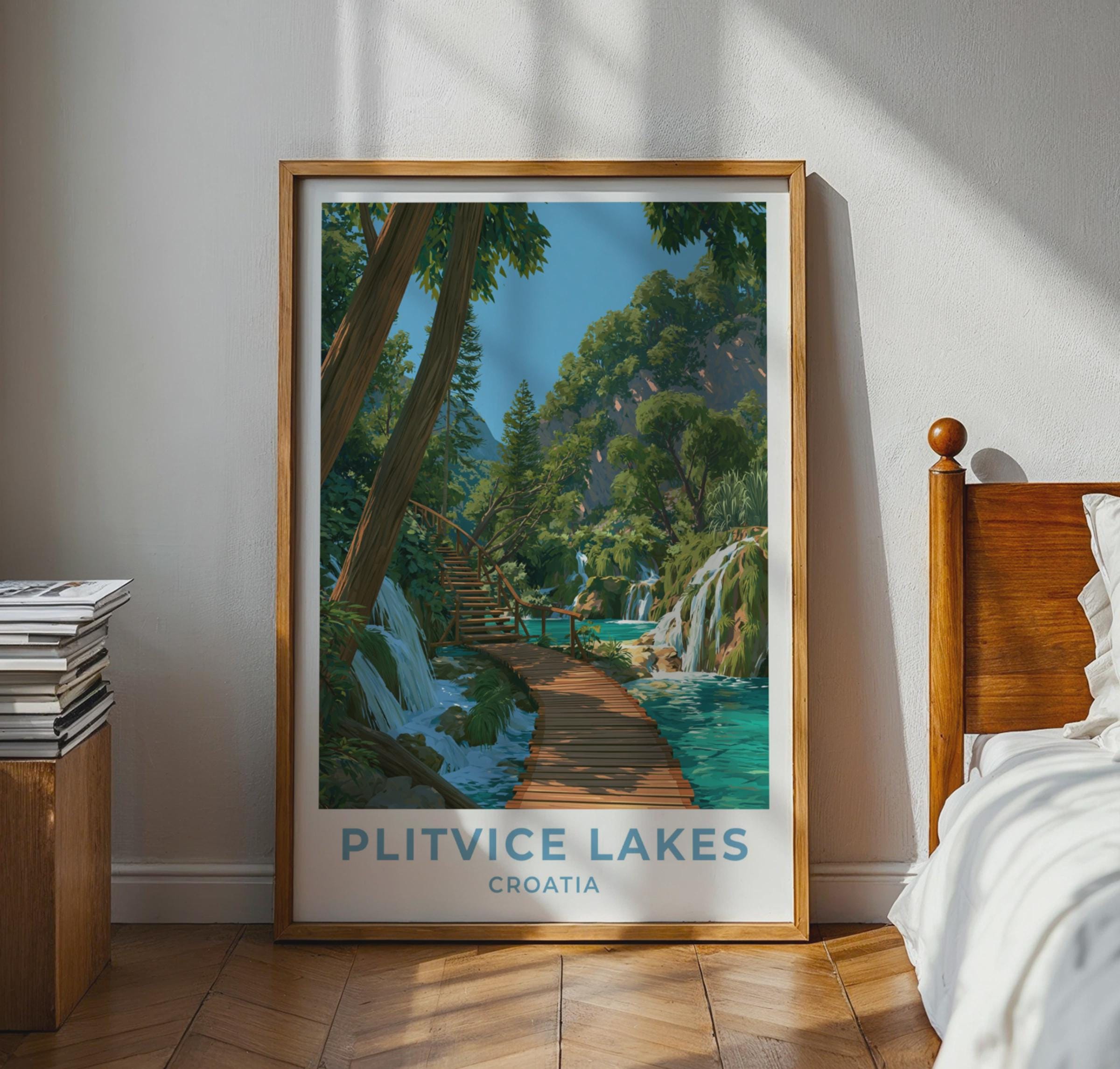 Plitvice Lakes Poster