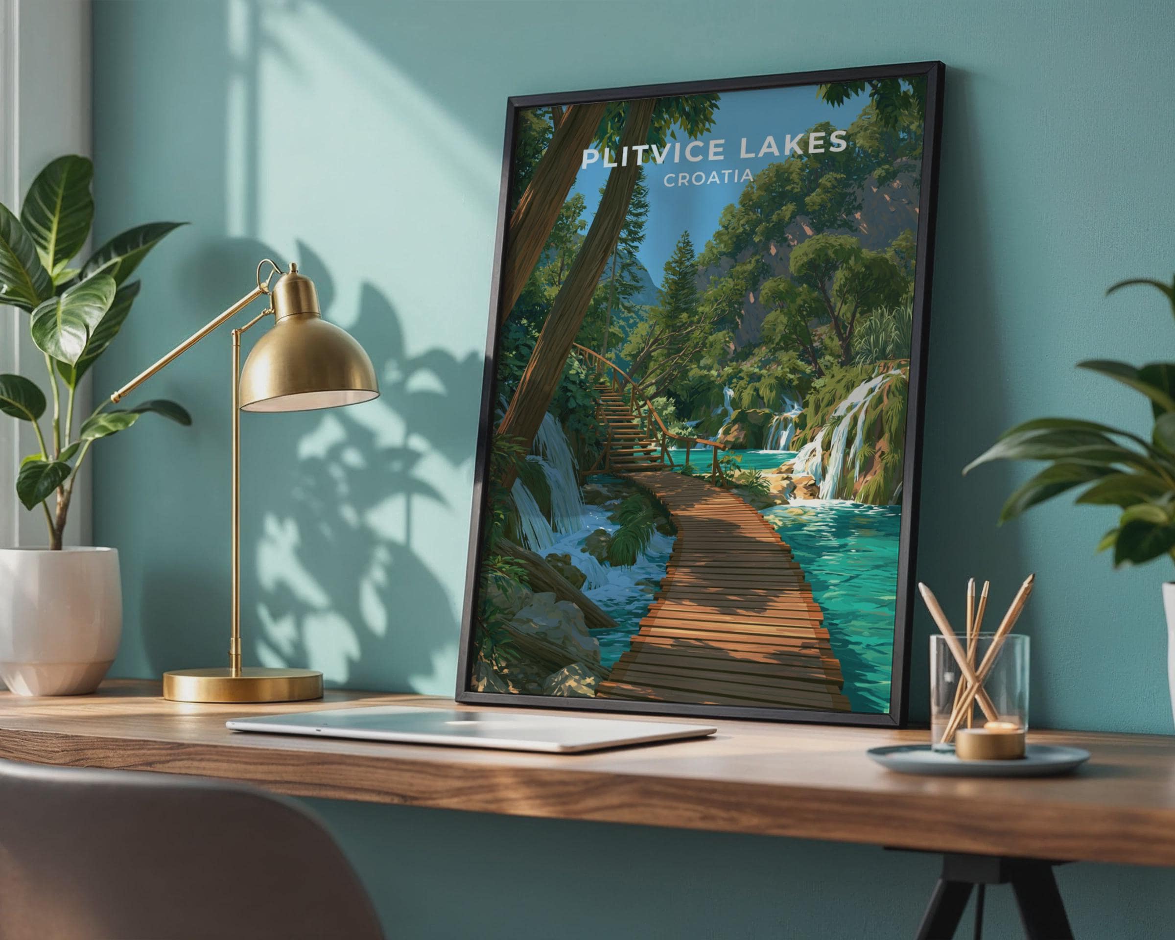 Plitvice Lakes Poster