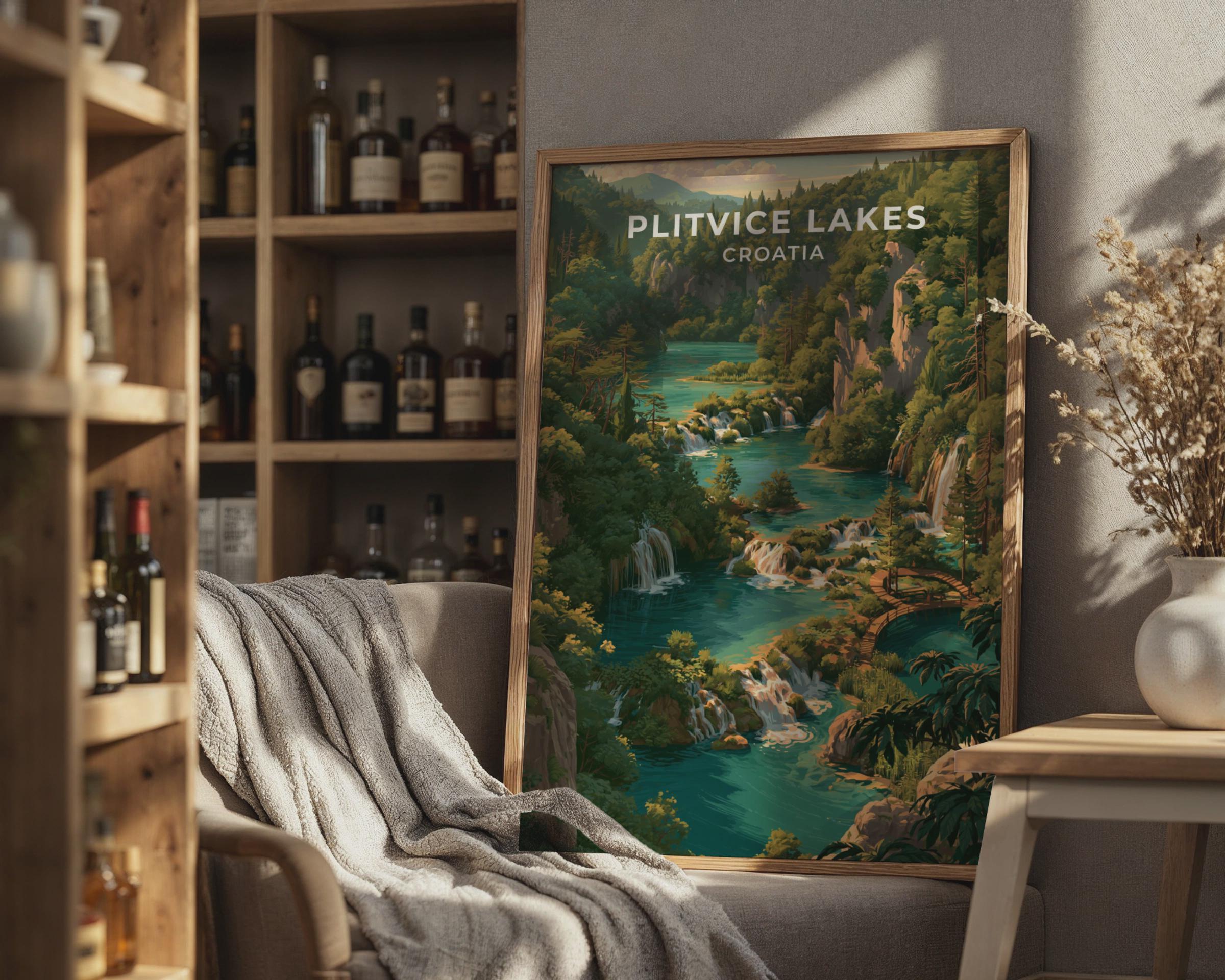 Plitvice Lakes Poster
