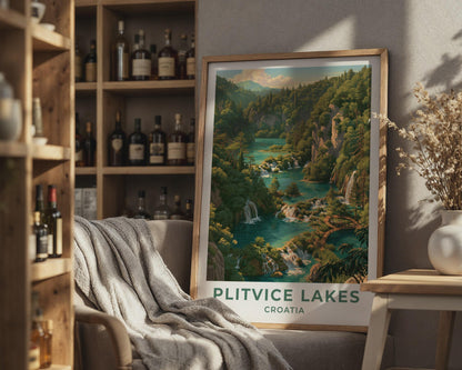 Plitvice Lakes Poster