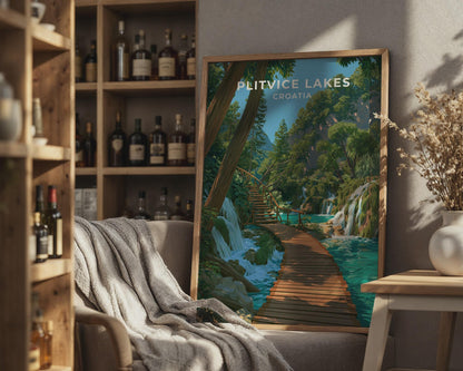 Plitvice Lakes Poster