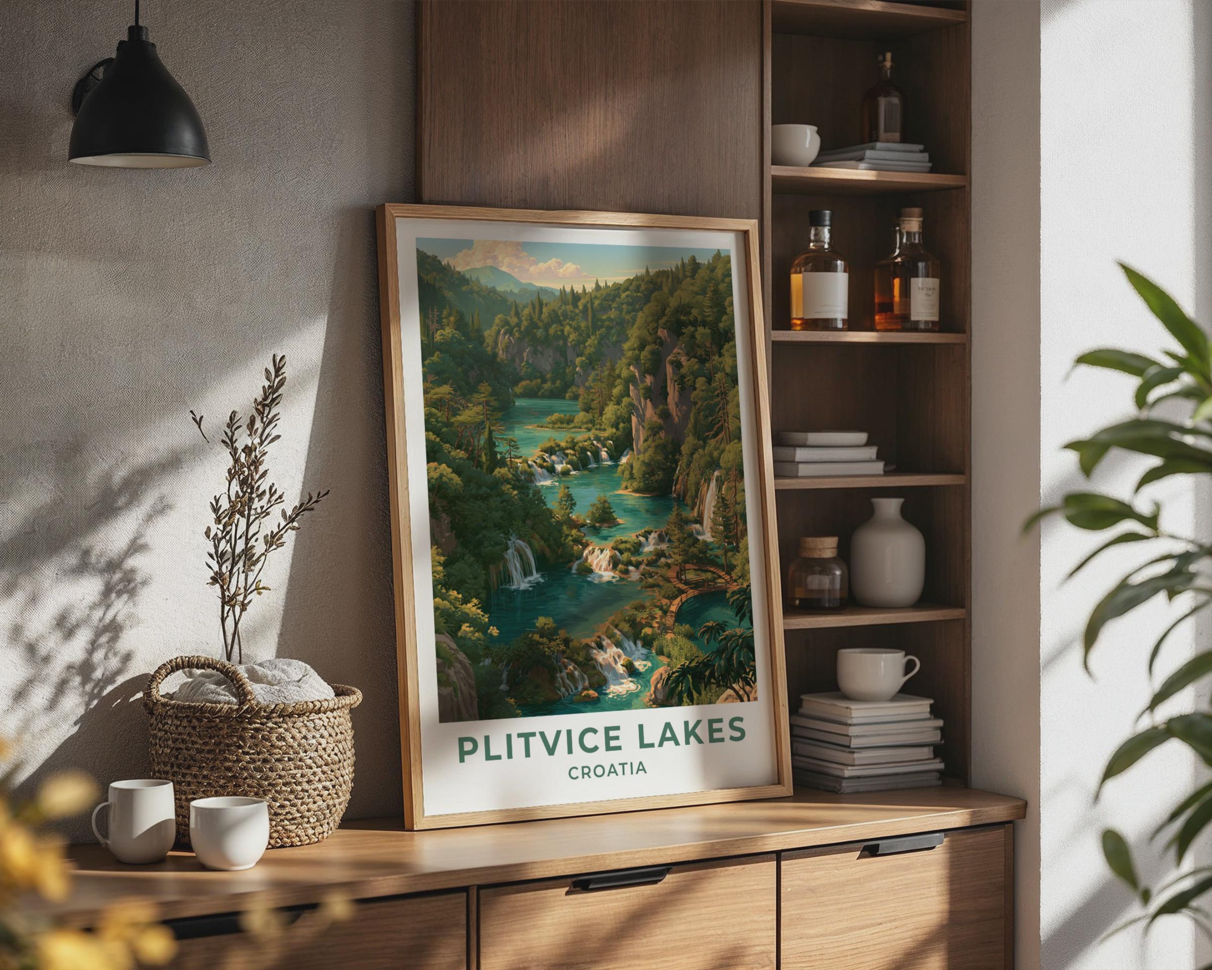 Plitvice Lakes Poster