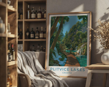 Plitvice Lakes Poster
