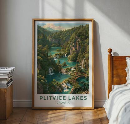 Plitvice Lakes Poster