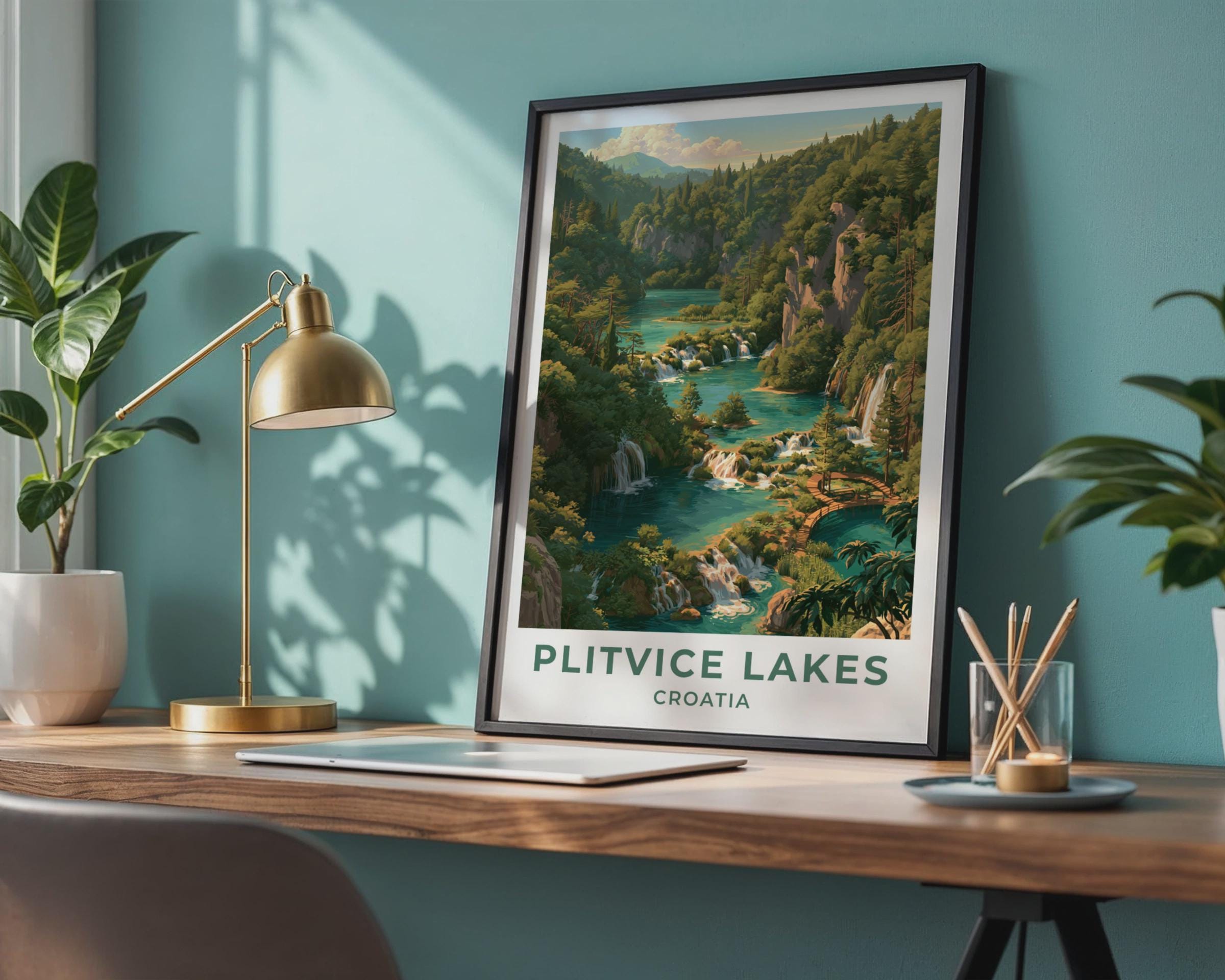 Plitvice Lakes Poster