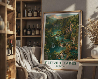 Plitvice Lakes Poster