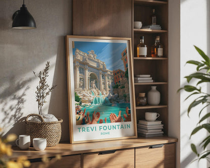 Trevi Fountain Poster