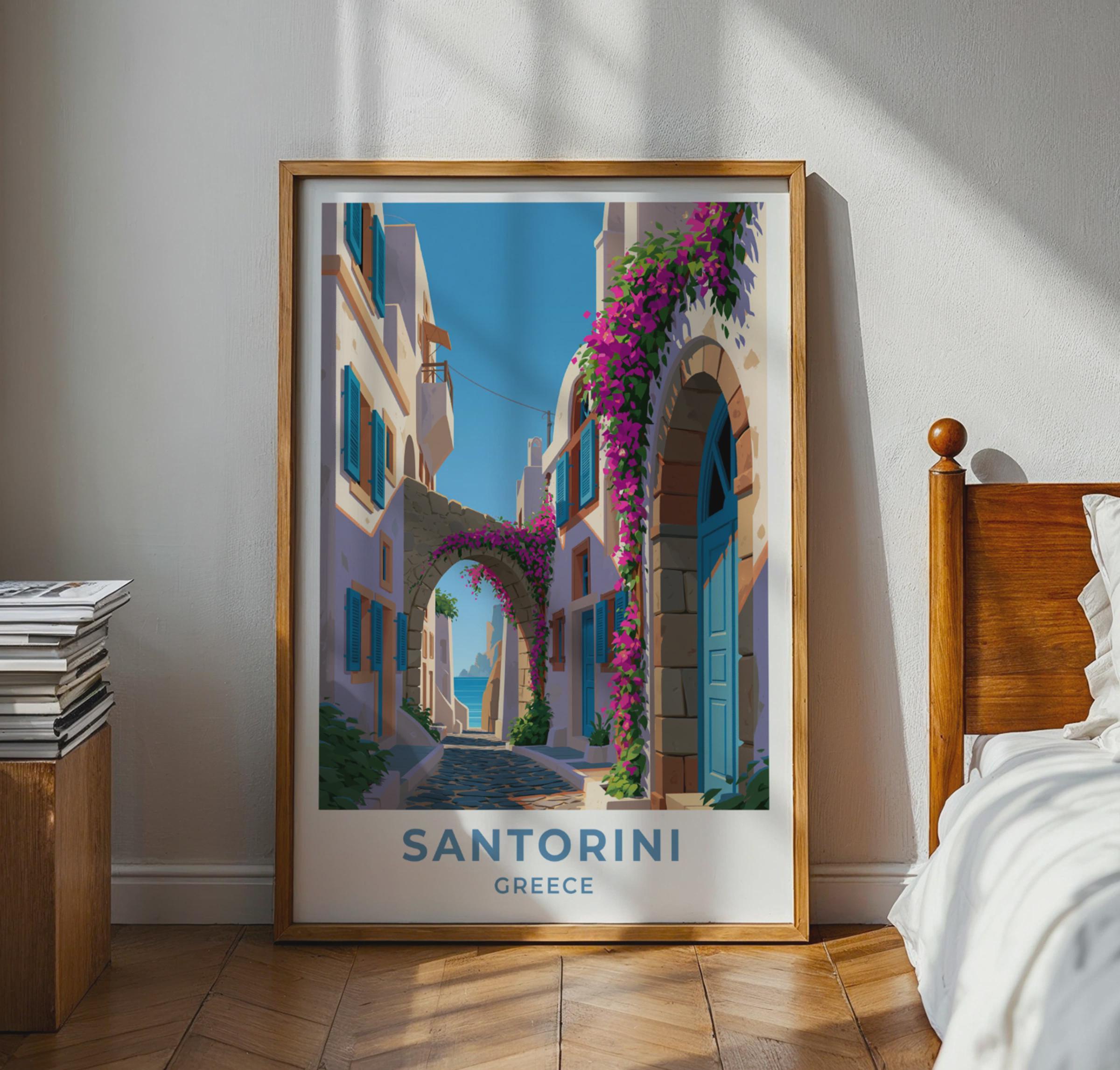 Santorini Poster