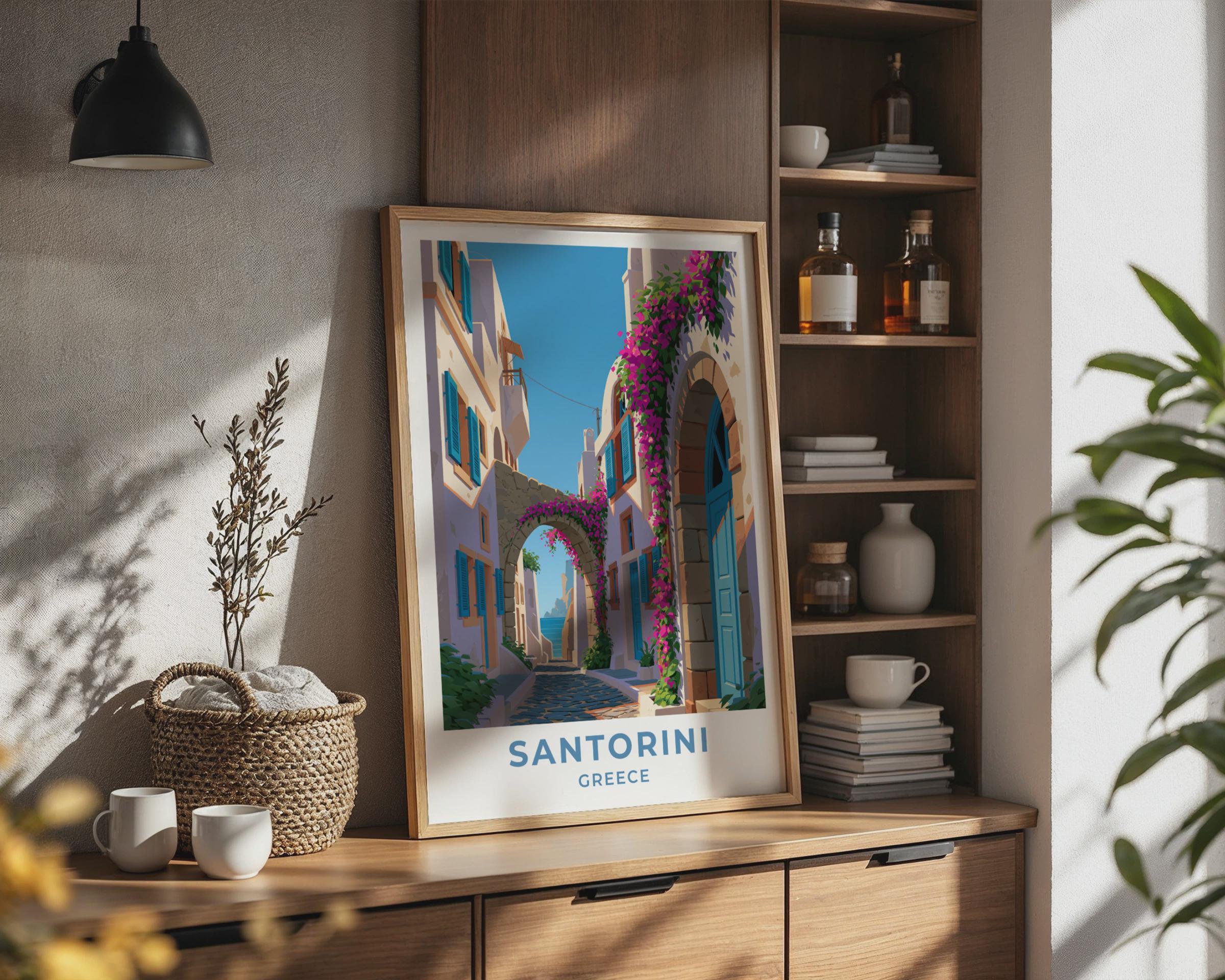 Santorini Poster