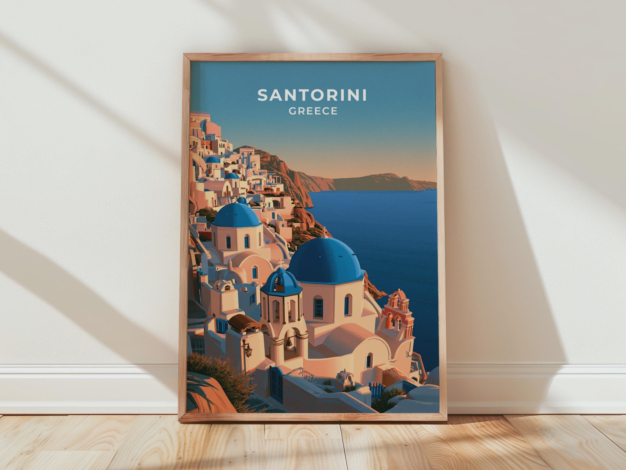 Santorini Poster