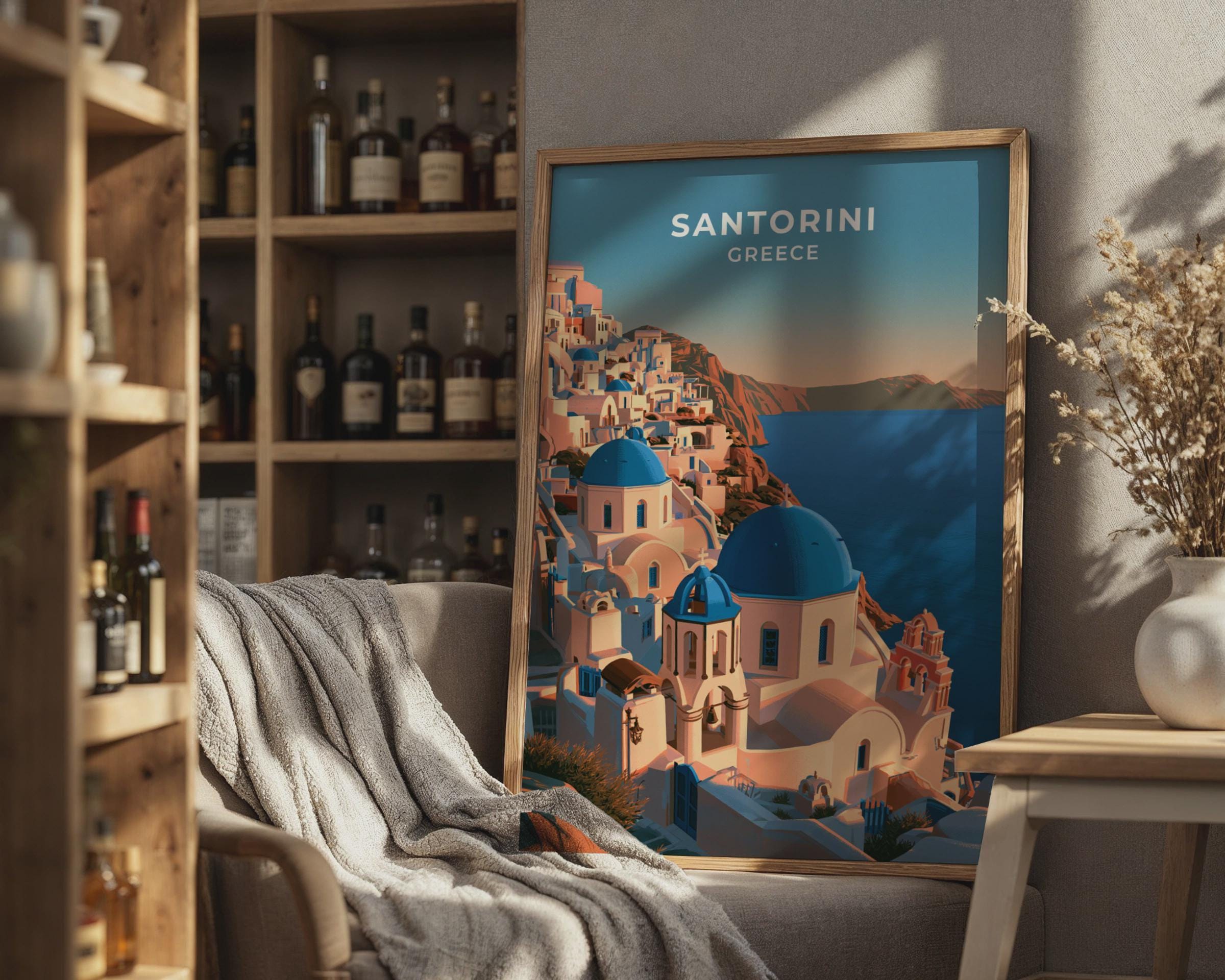 Santorini Poster