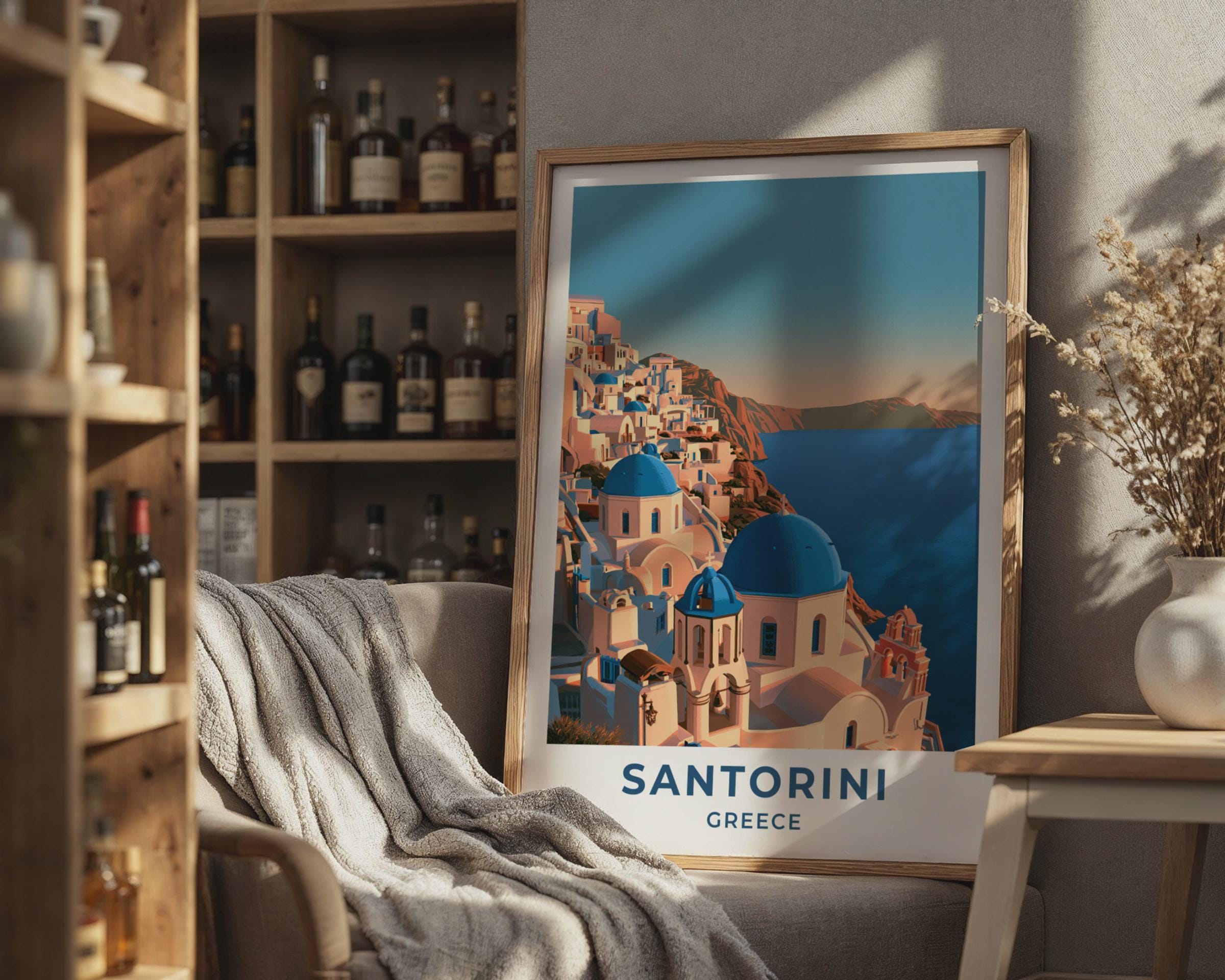 Santorini Poster