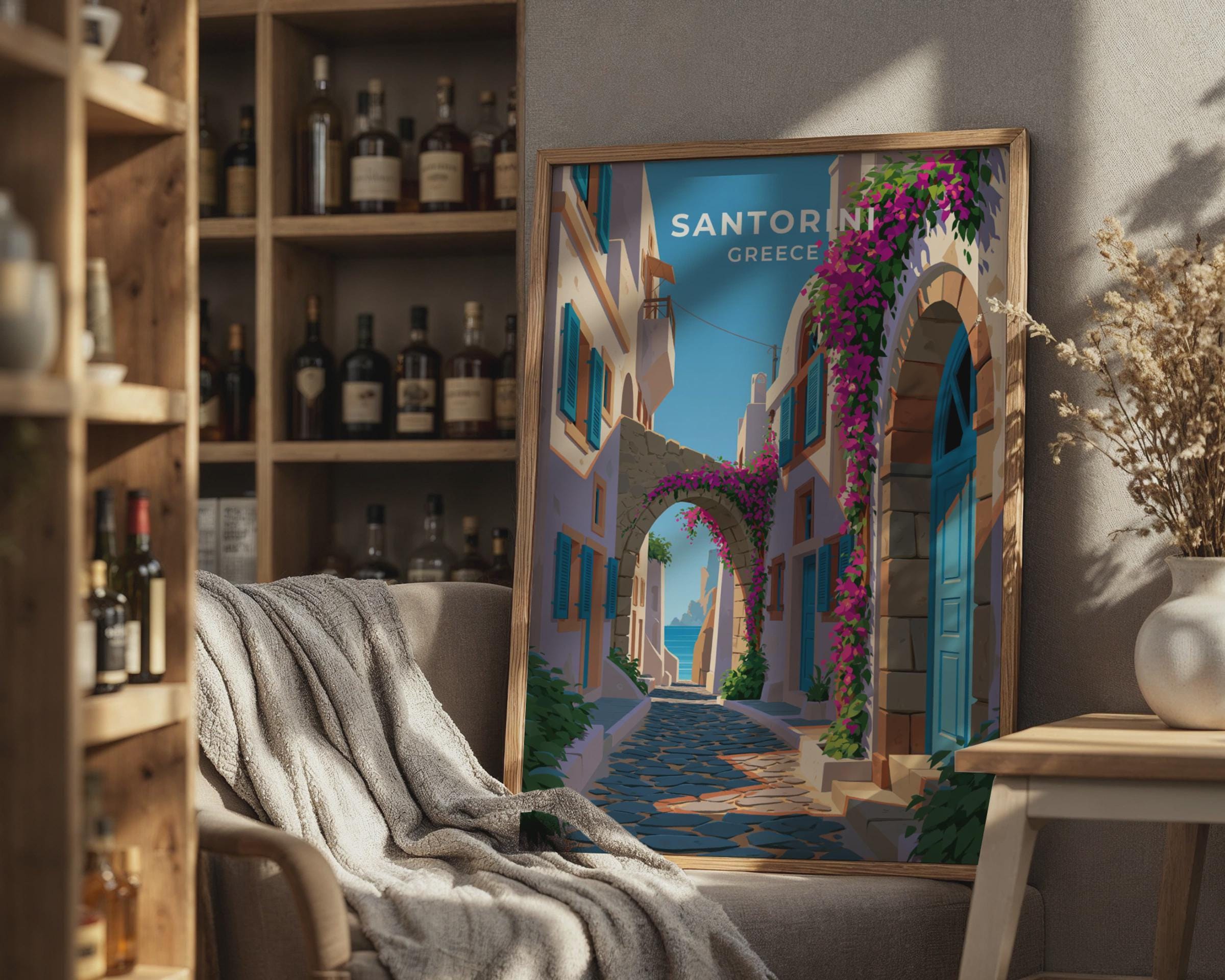 Santorini Poster