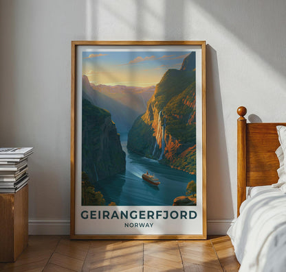 Geirangerfjord Poster