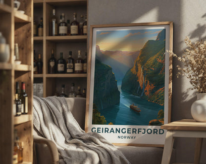 Geirangerfjord Poster