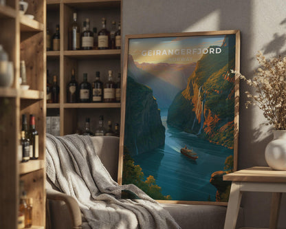 Geirangerfjord Poster