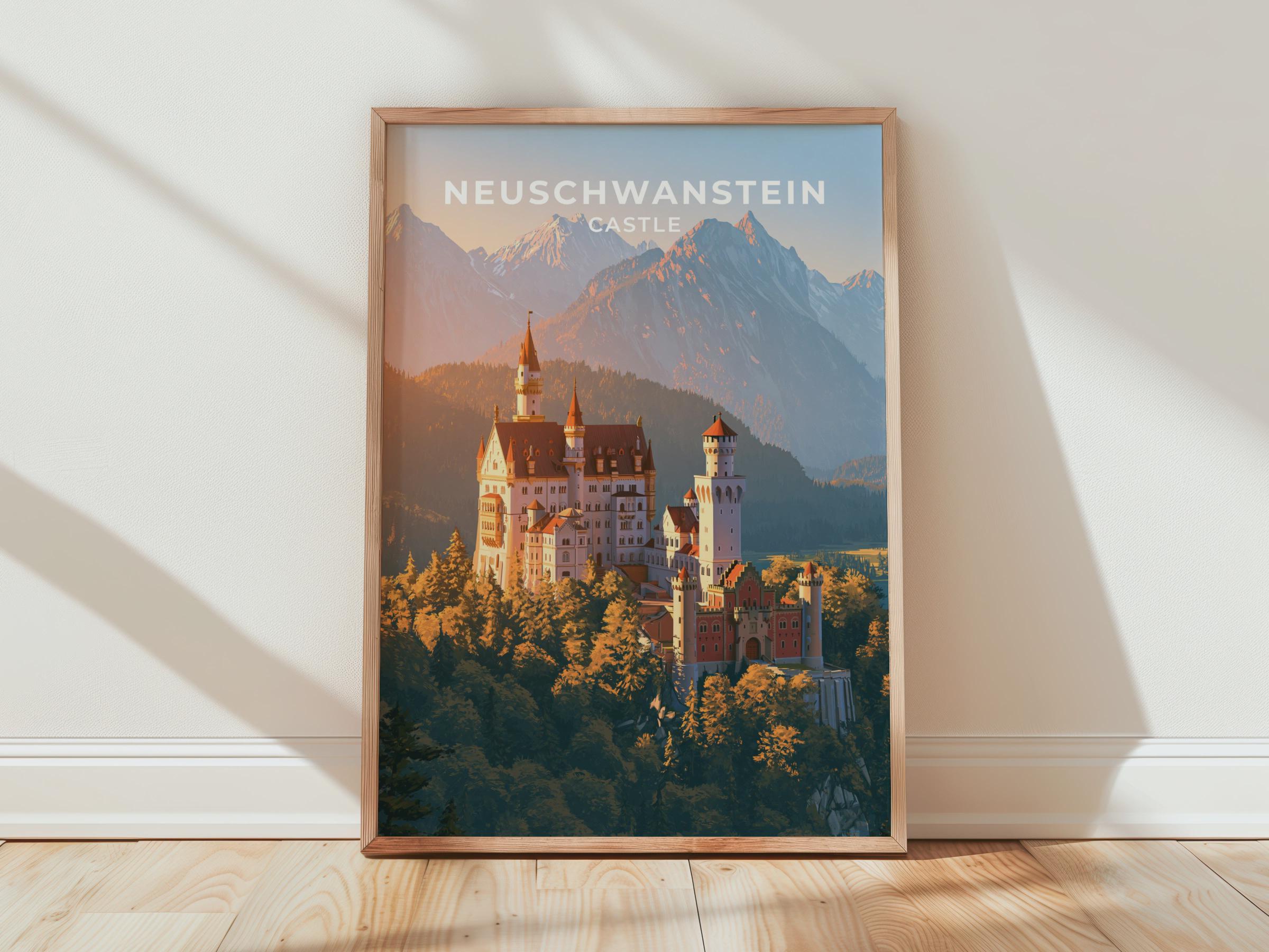 Neuschwanstein Castle Poster