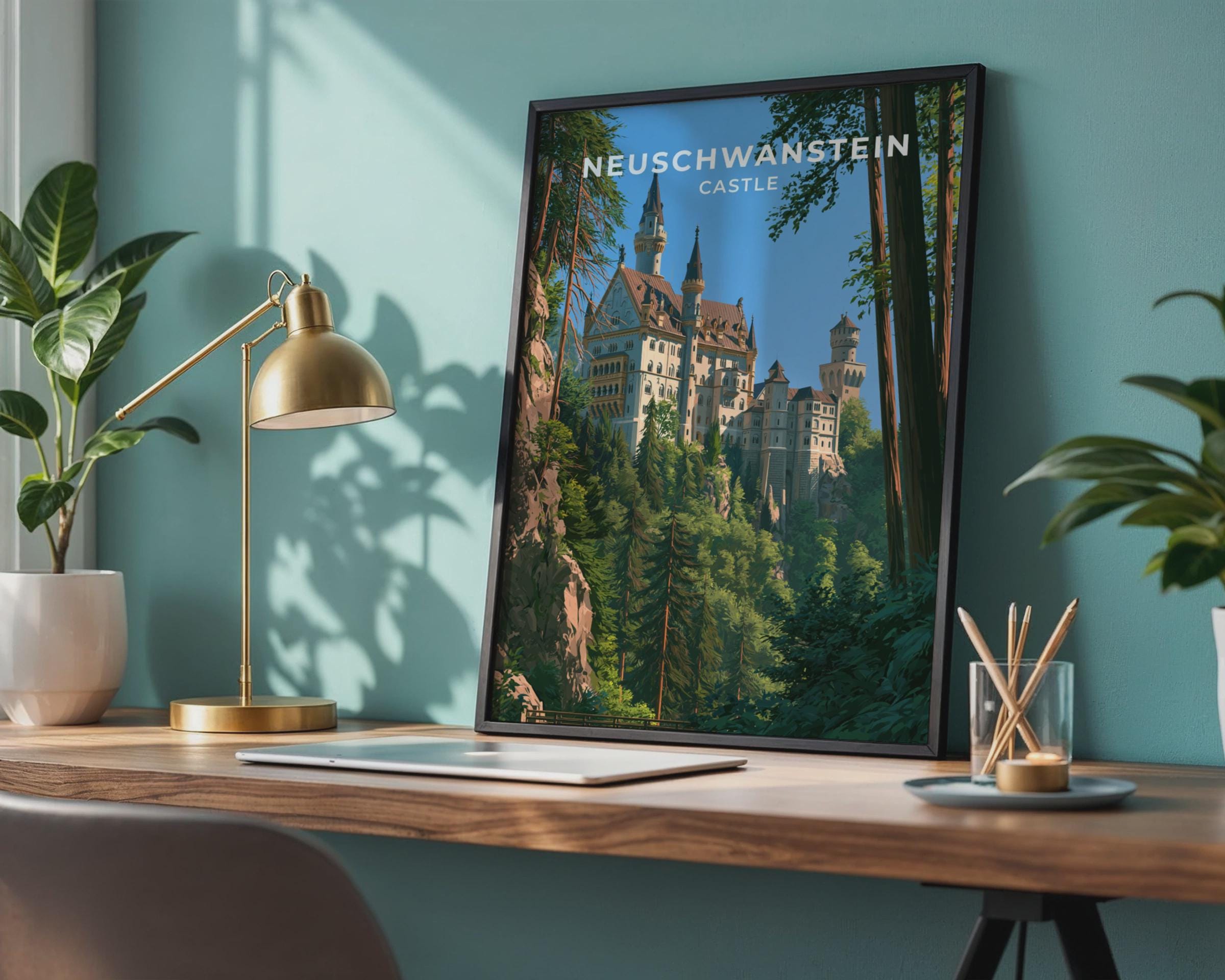 Neuschwanstein Castle Poster