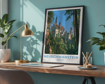 Neuschwanstein Castle Poster