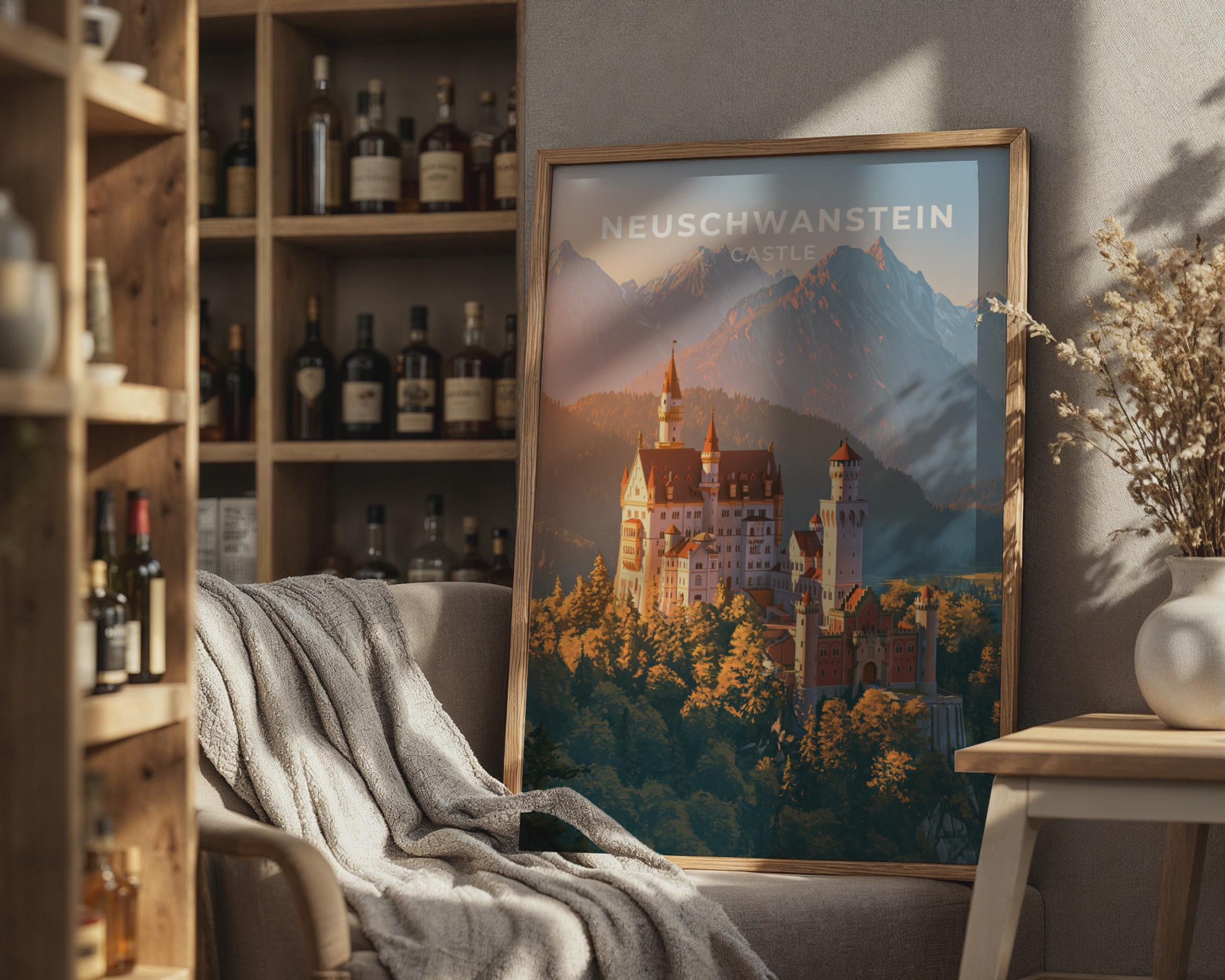 Neuschwanstein Castle Poster