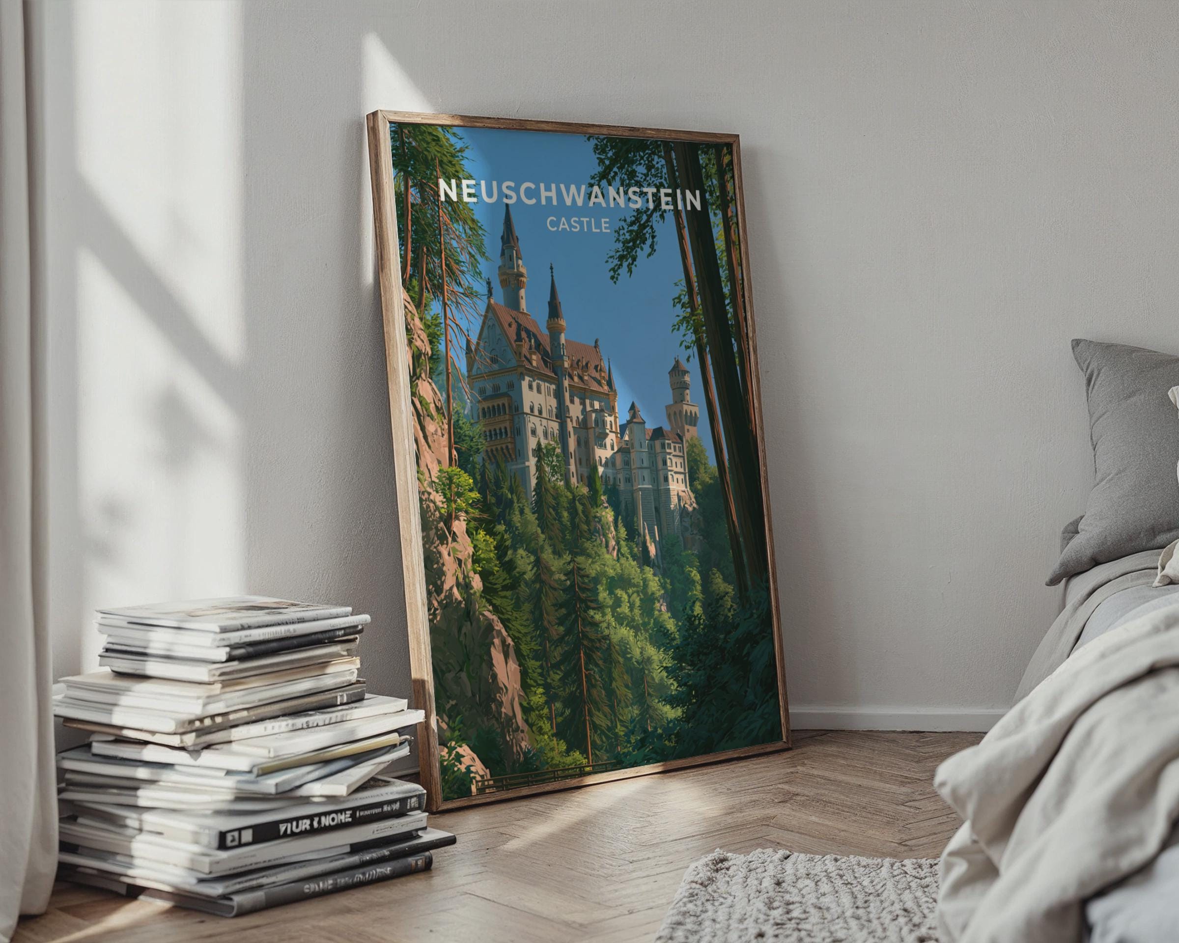 Neuschwanstein Castle Poster