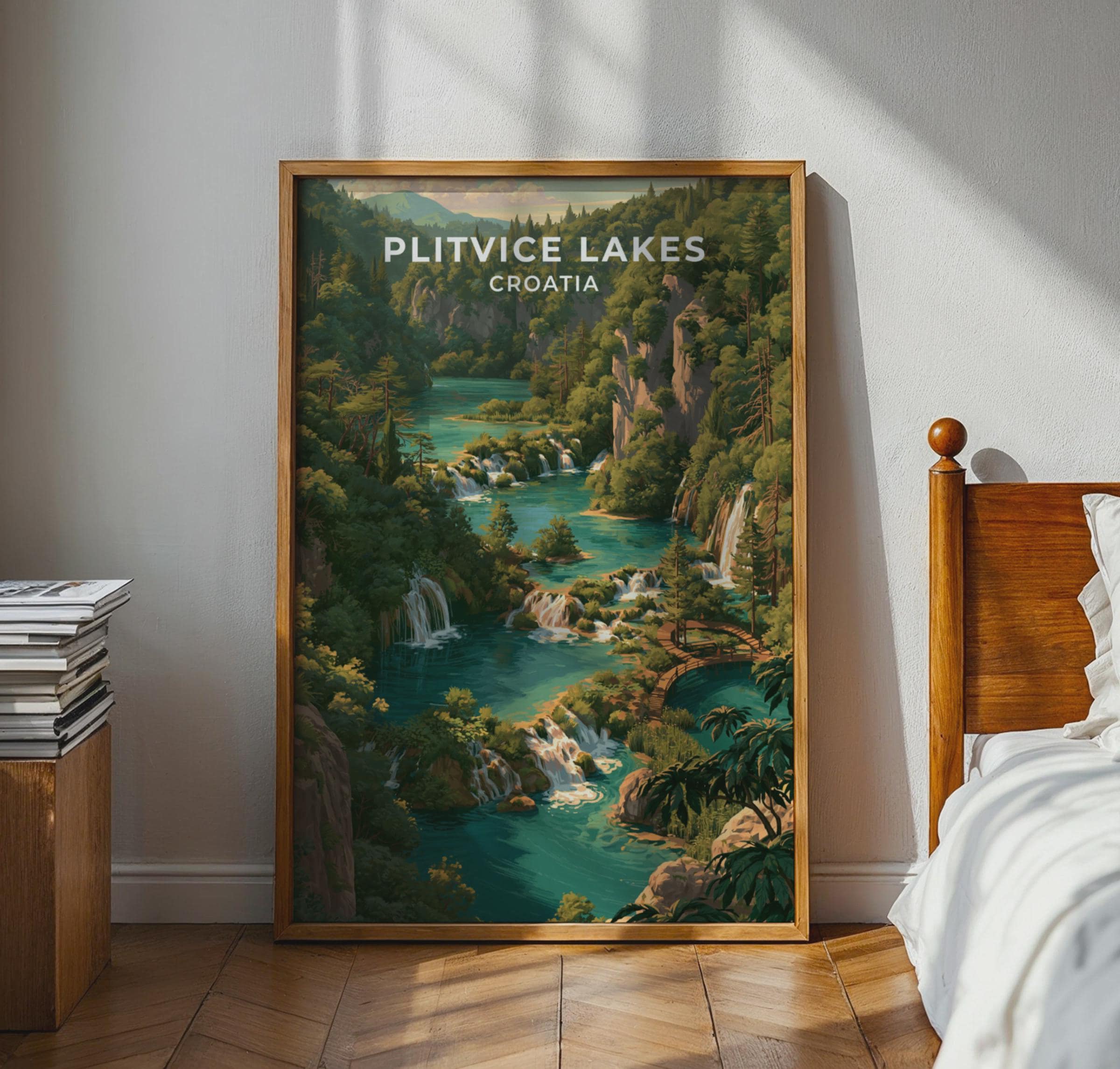 Plitvice Lakes Poster