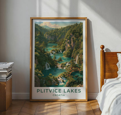 Plitvice Lakes Poster