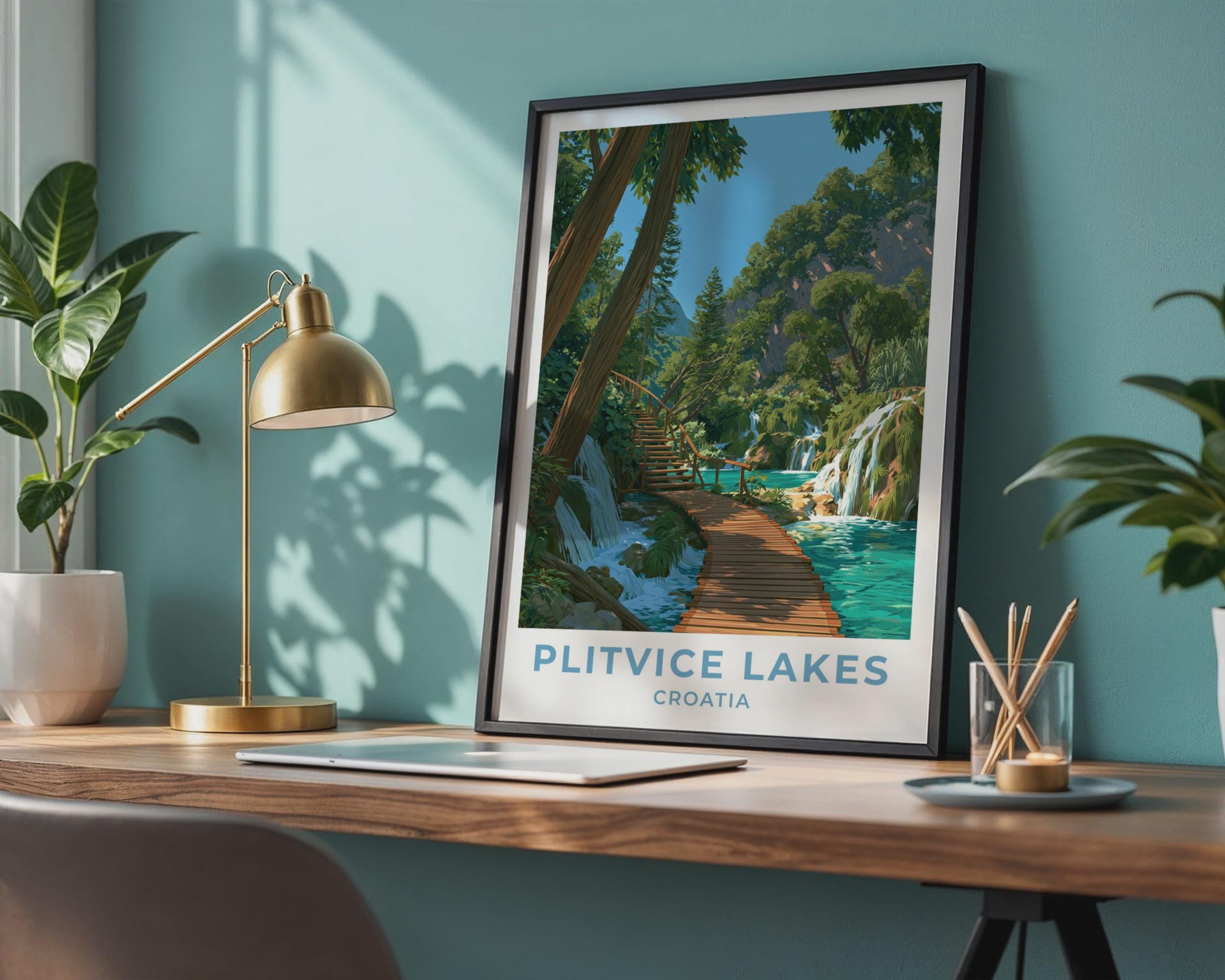 Plitvice Lakes Poster