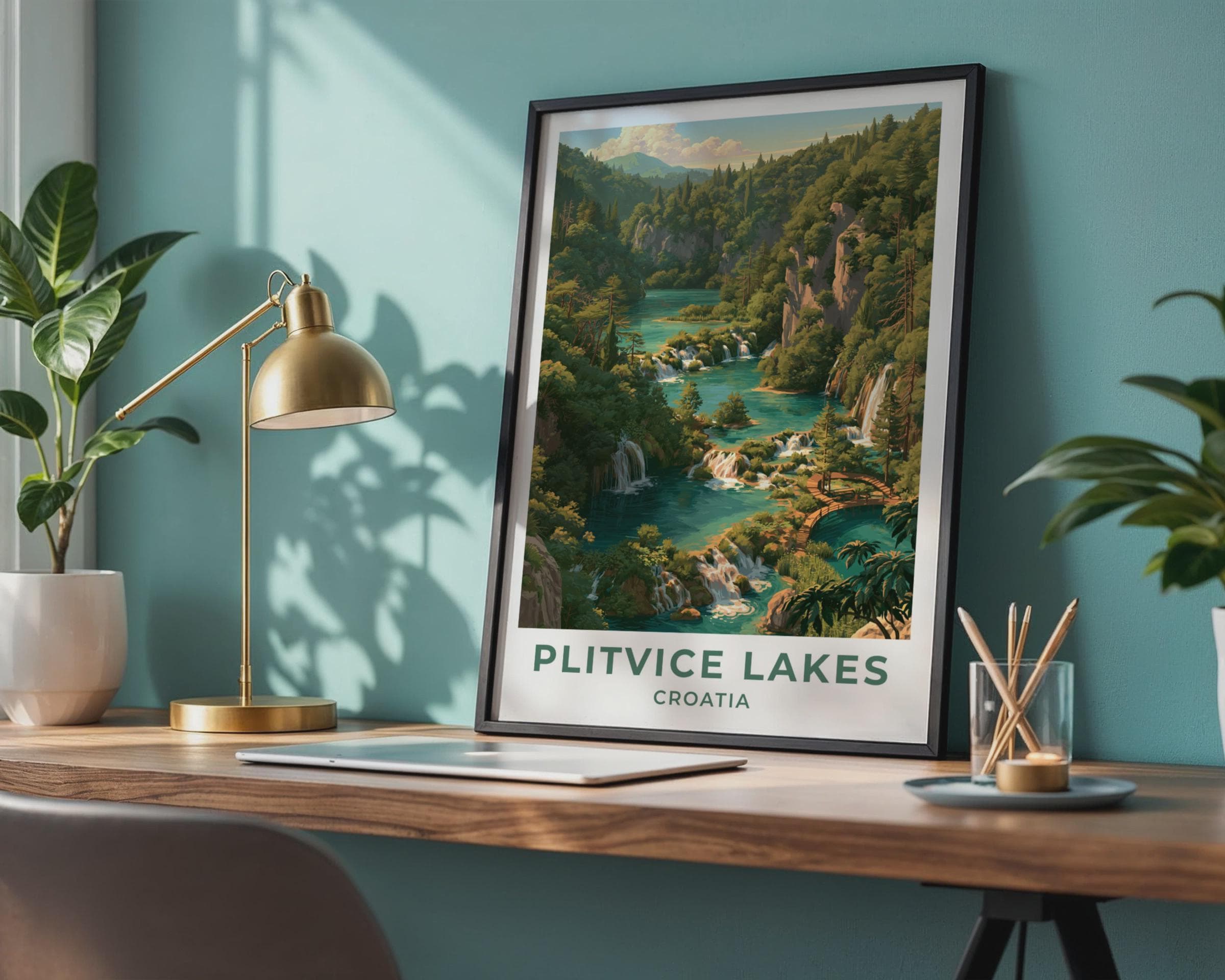 Plitvice Lakes Poster