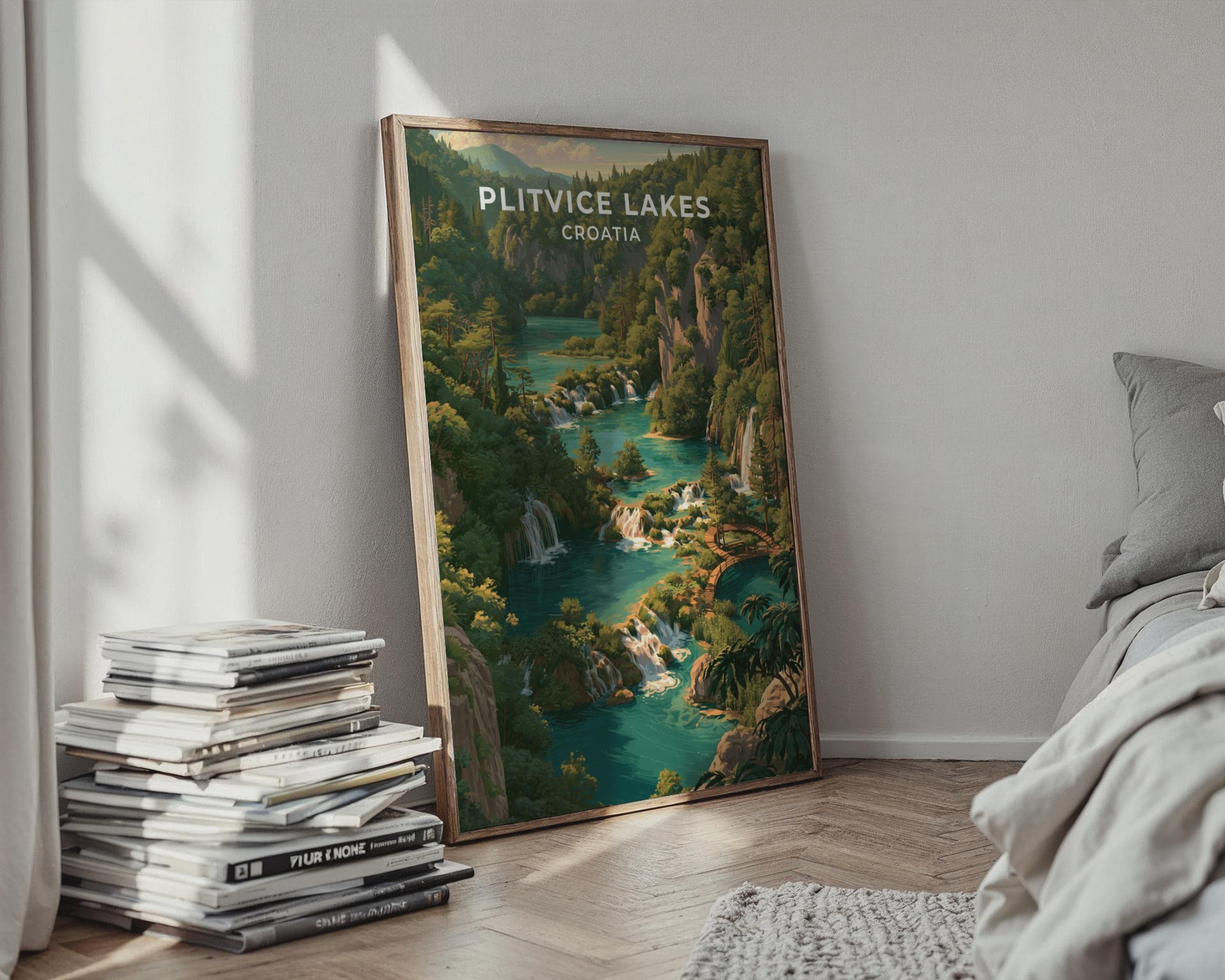 Plitvice Lakes Poster