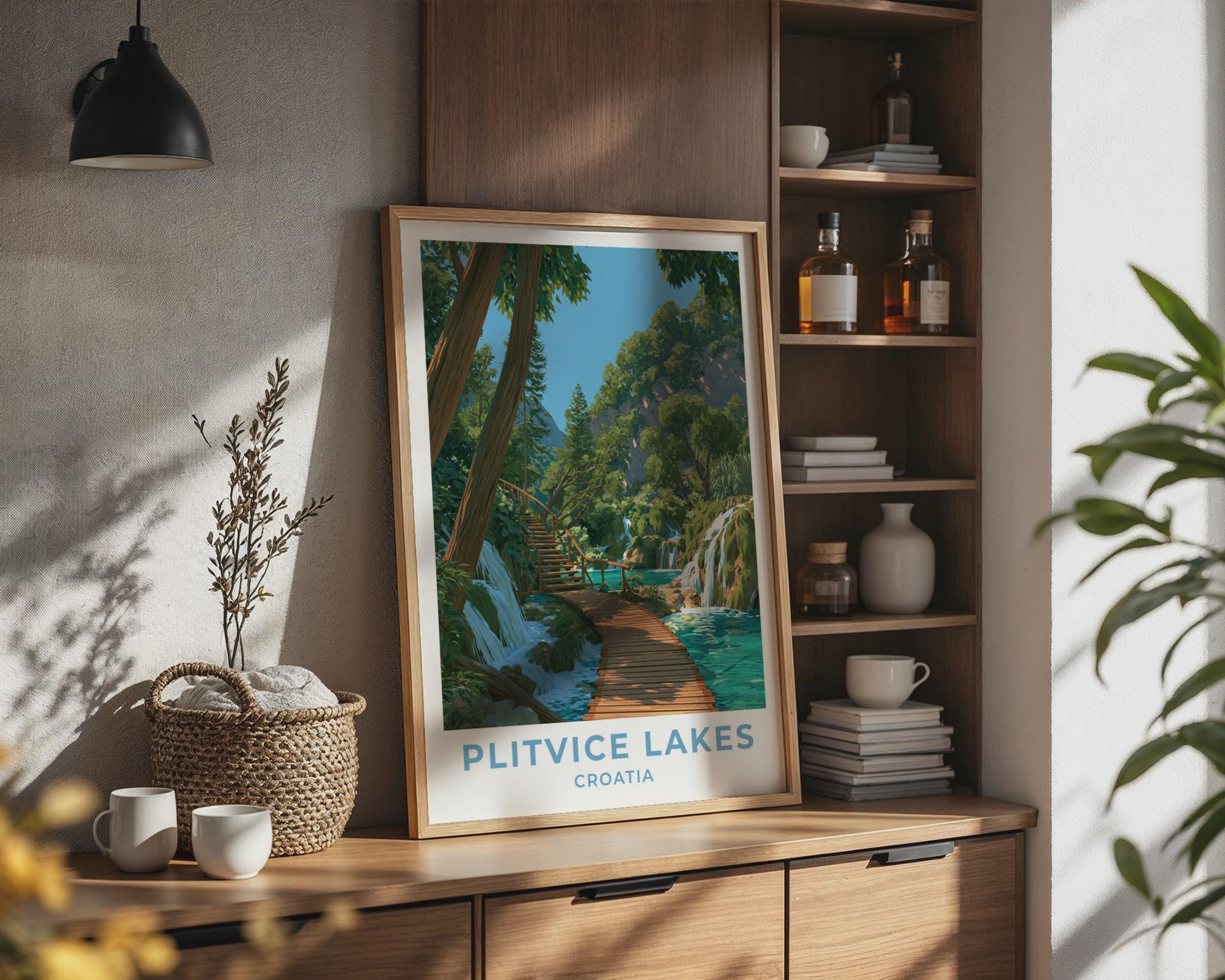 Plitvice Lakes Poster