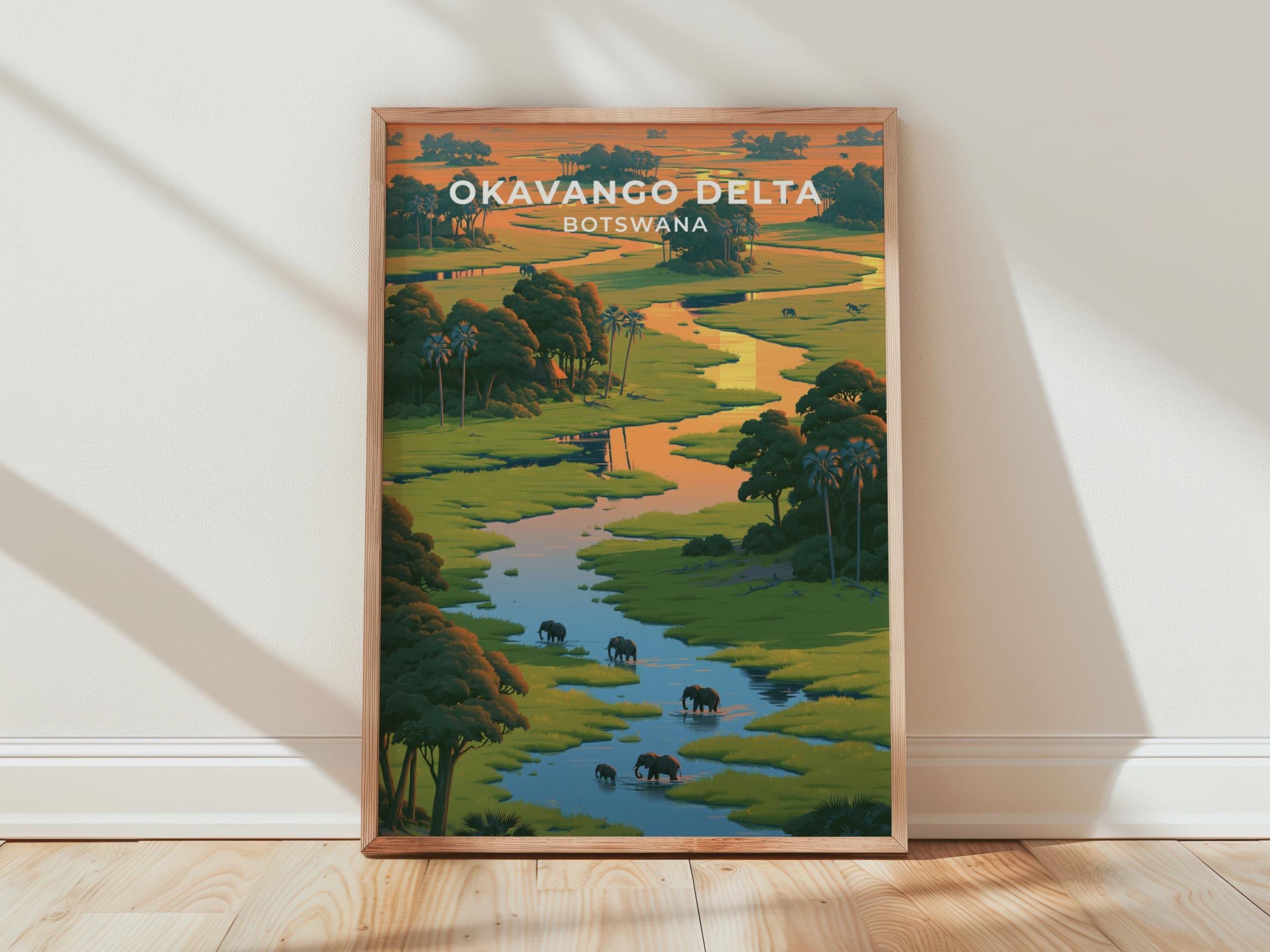 Okavango Delta Poster